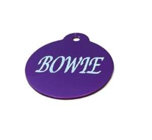 Hondenpenning -Aluminium rond - groot - Afbeelding 4