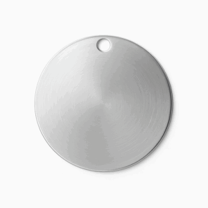 zilver rvs hondenpenning