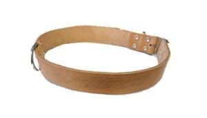 Gepersonaliseerde naturel softleren hondenhalsband