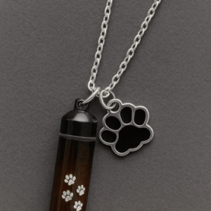 herdenkingketting zwart