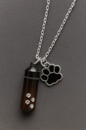 herdenkingketting zwart