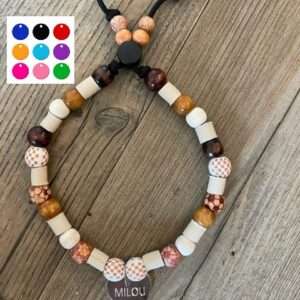 ketting-met-penning-aluminium rondje