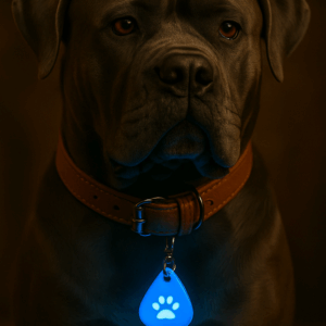 Led verlichting pootje voor aan hondenhalsband-blauw