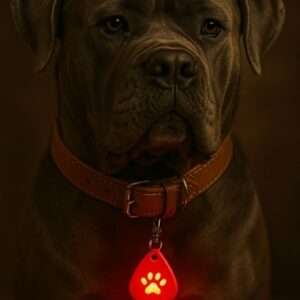 Led verlichting pootje voor aan hondenhalsband-rood