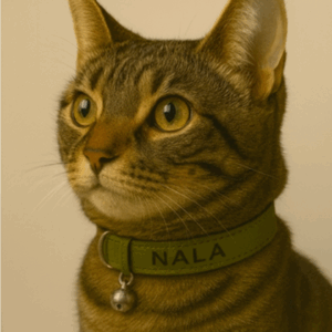kattenhalsbandje met naam