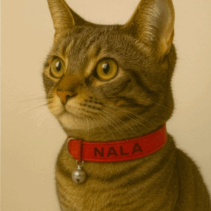 kattenhalsbandje met naam